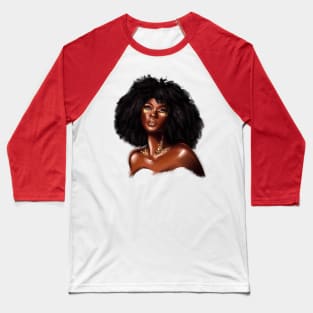 Black Queen & Natural Hair unapologetically Black Baseball T-Shirt